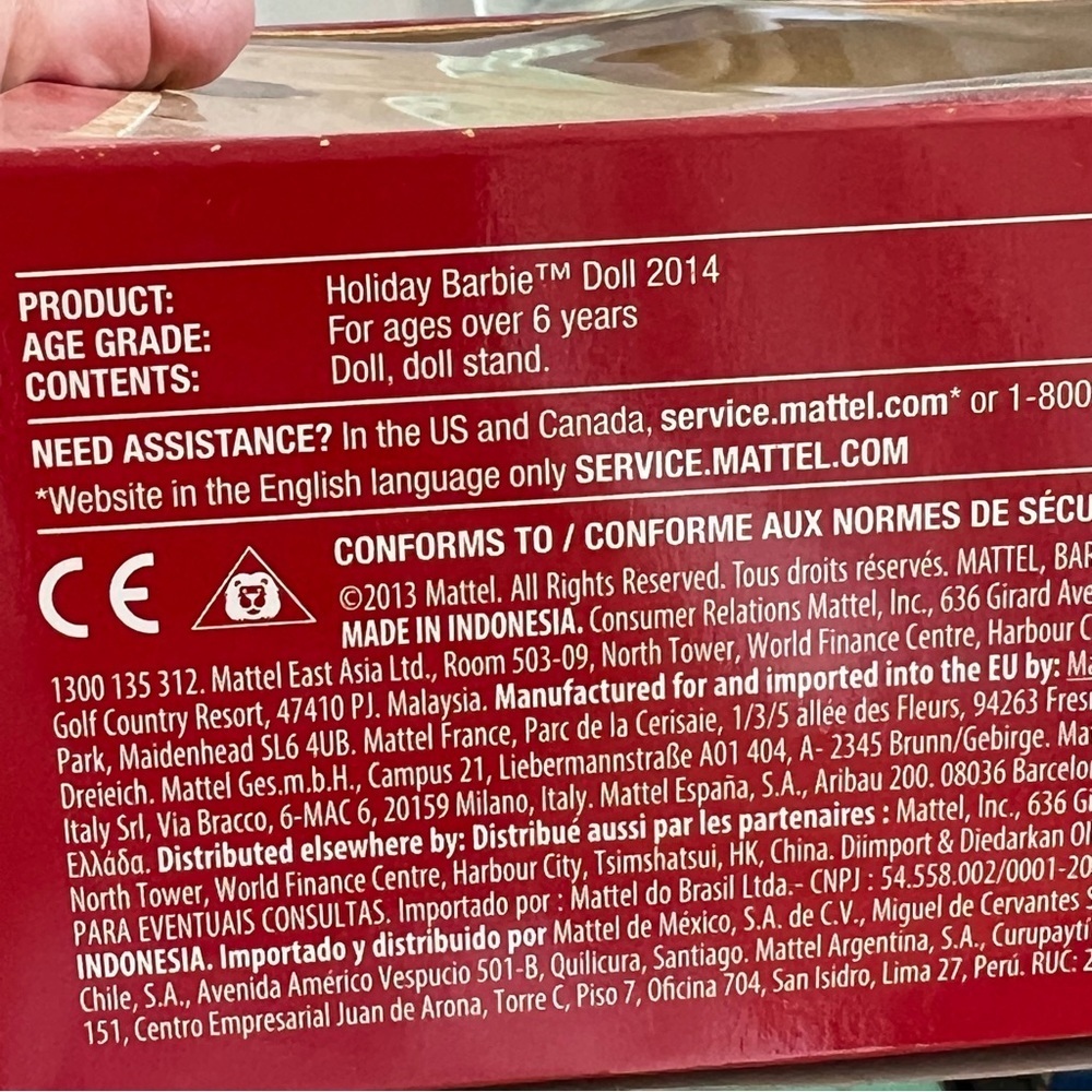 2014 HOLIDAY BARBIE MATTEL - Picture 5 of 5